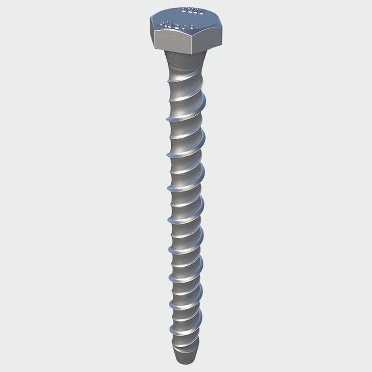 Lightning Bolt Hex Head  Heavy-Duty Fastener for Construction & Industrial Use - M6 x 75mm x 10 Units ( For M4 Hole )