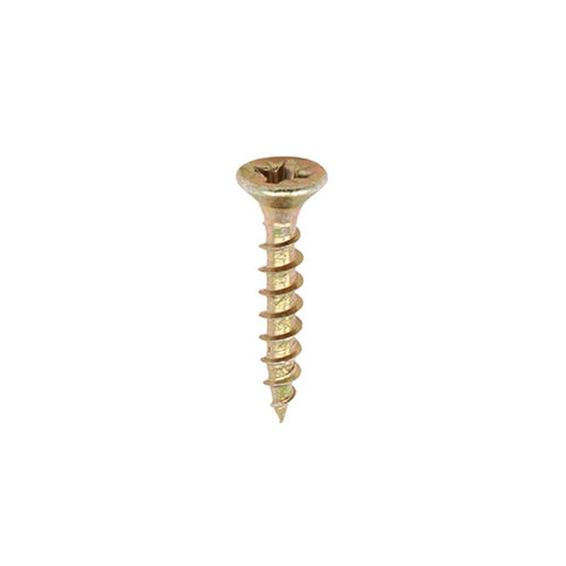 TIMCO Classic Multi-Purpose Screws - PZ - Double Countersunk - Yellow - 3.0 x 12 - 200 Pieces Box