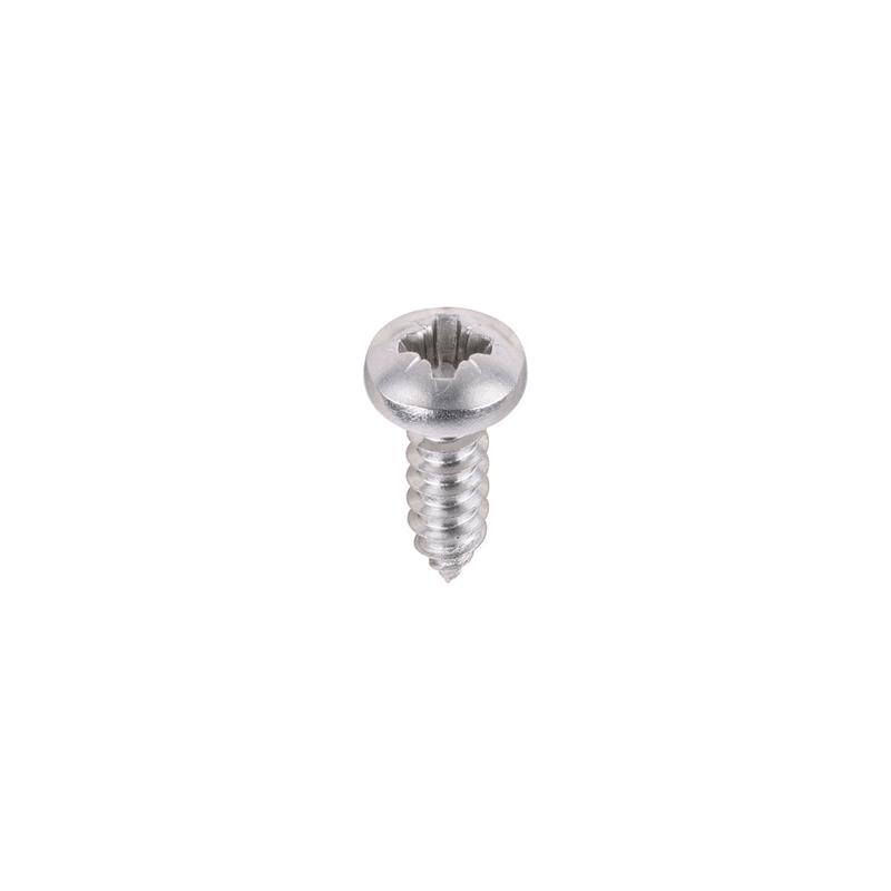 TIMCO Metal Tapping Screws - PZ - Pan - Self-Tapping - A2 Stainless Steel - 4.2 x 13 - 200 Pieces Box
