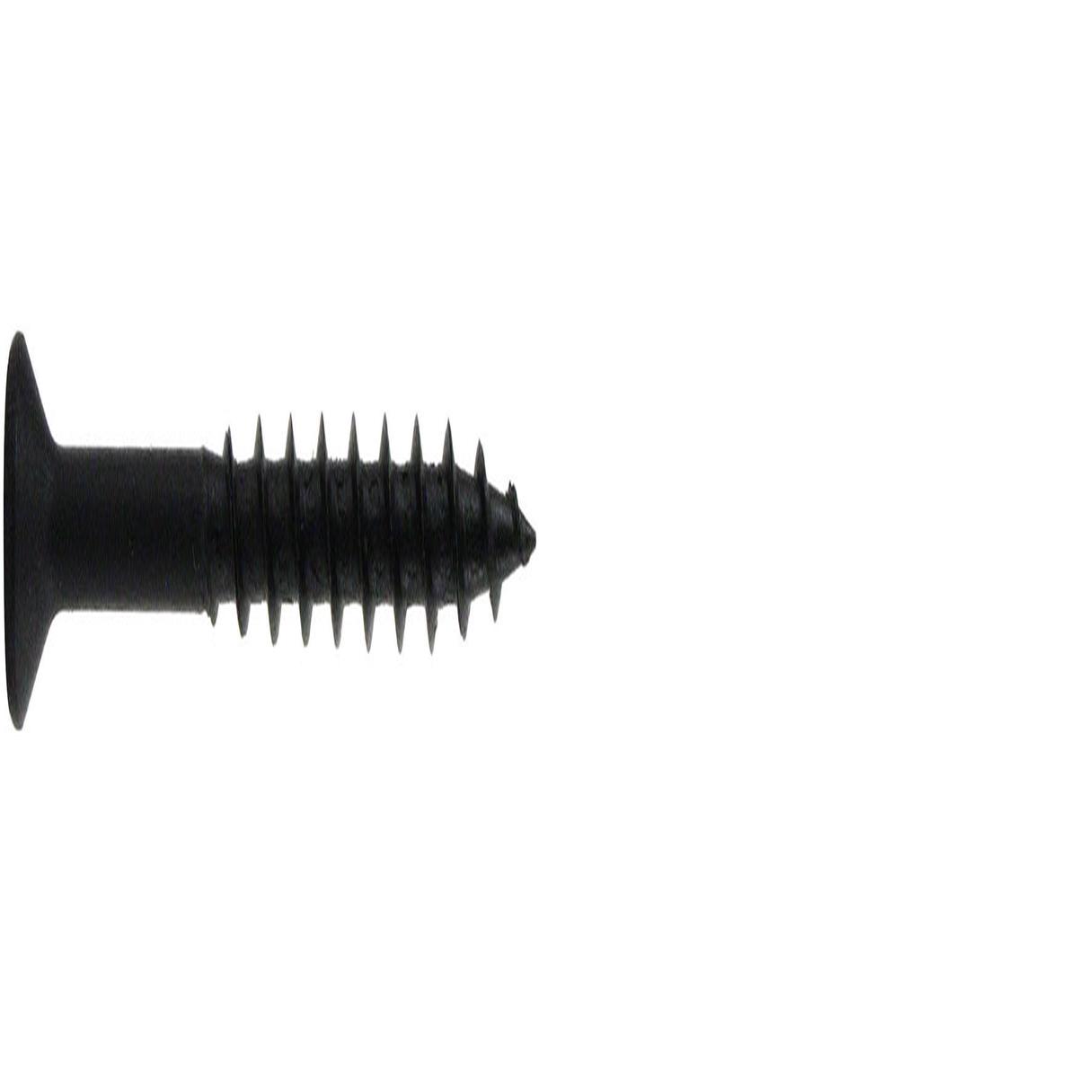 Tool Nut #8 x 1-3/4" Square Drive Black Oxide Cabinet / Furniture Screws, 100-Pack