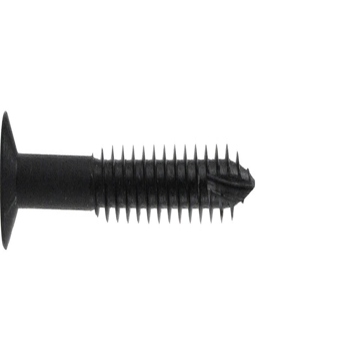 Tool Nut #9 x 2-1/2" Square Drive Black Oxide Cabinet / Furniture Screws, 100-Pack