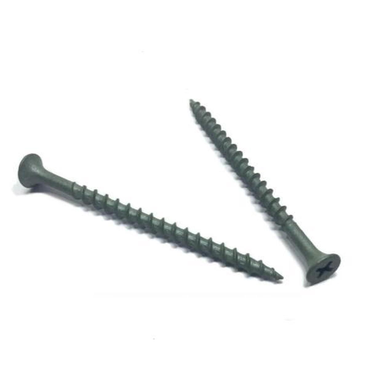 (100) #8 X 3" Drywall Decking Screws Phillips Drive W.A.R. Coat