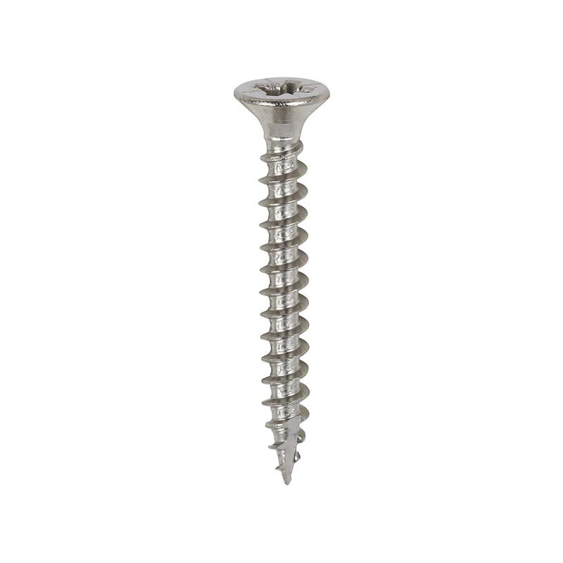 TIMCO Classic Multi-Purpose Screws - PZ - Double Countersunk - A4 Stainless Steel - 3.5 x 30 - 200 Pieces Box