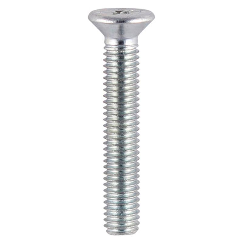 TIMCO Machine Screws - Countersunk - PH - Metric Thread - B Point - Zinc - M5 x 40 - 500 Pieces Box
