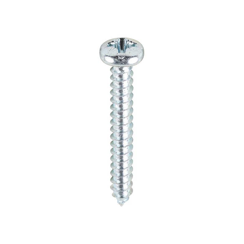 TIMCO Self-Tapping Screws - PZ - Pan - Zinc - 6 x 1 - 200 Pieces Box