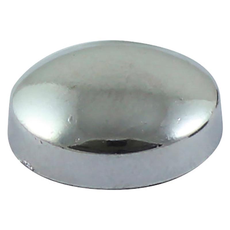 TIMCO Two Piece Screw Caps - Chrome - To fit 3.5 to 4.2 Screw - 100 Pieces TIMpac