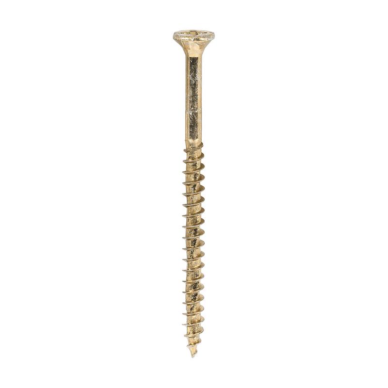TIMCO Velocity Premium Multi-Use Screws - PZ - Double Countersunk - Yellow - 4.0 x 60 - 200 Pieces Box