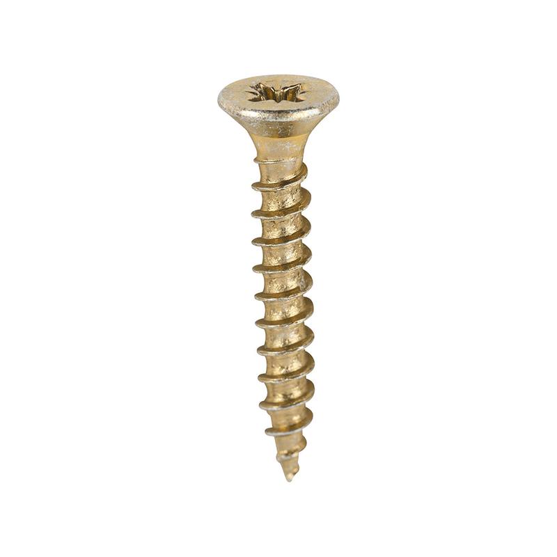 TIMCO Classic Multi-Purpose Screws - PZ - Double Countersunk - Yellow - 3.0 x 20 - 200 Pieces Box