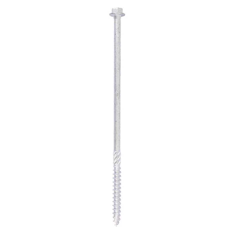 TIMCO Heavy Duty Timber Screws - Hex - Exterior - Silver - 10 x 200 - 10 Pieces TIMbag