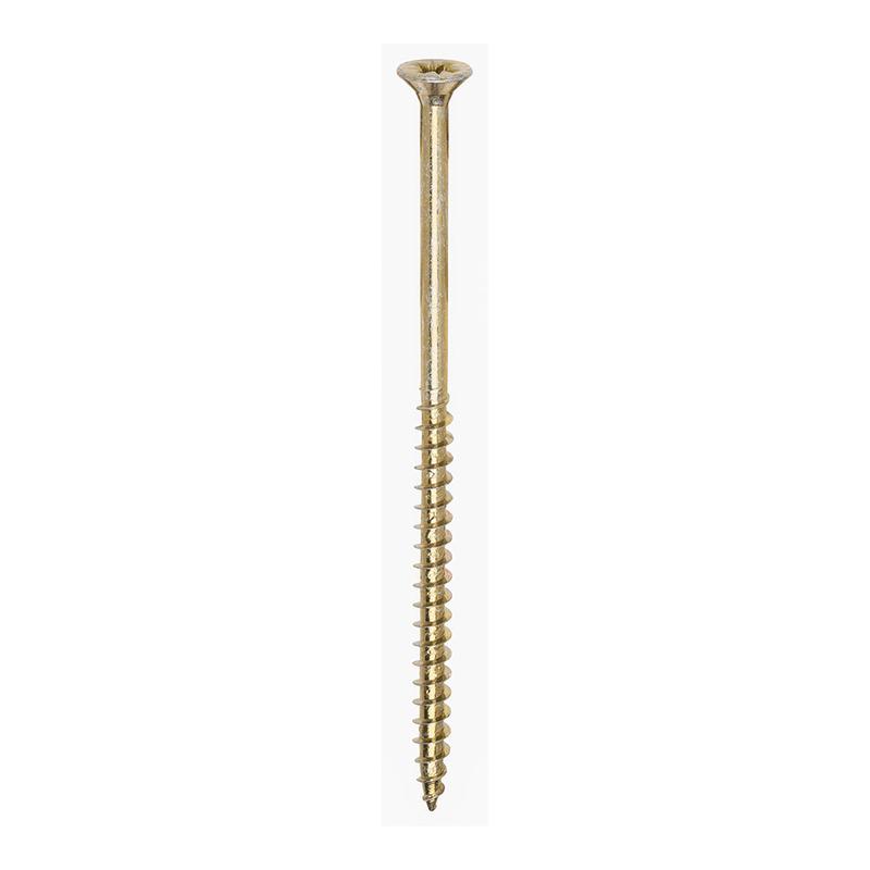 TIMCO Solo Chipboard & Woodscrews - PZ - Double Countersunk - Yellow - 6.0 x 120 - 100 Pieces Box