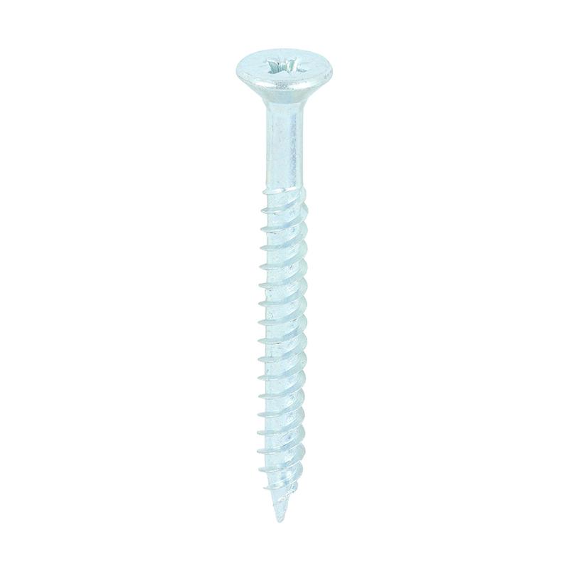 TIMCO Twin-Threaded Woodscrews - PZ - Double Countersunk - Zinc - 10 x 2 - 200 Pieces Box