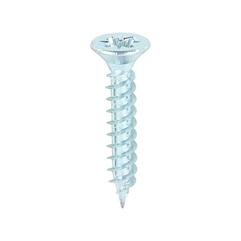 TIMCO Twin-Threaded Woodscrews - PZ - Double Countersunk - Zinc - 5 x 3/4 - 200 Pieces Box