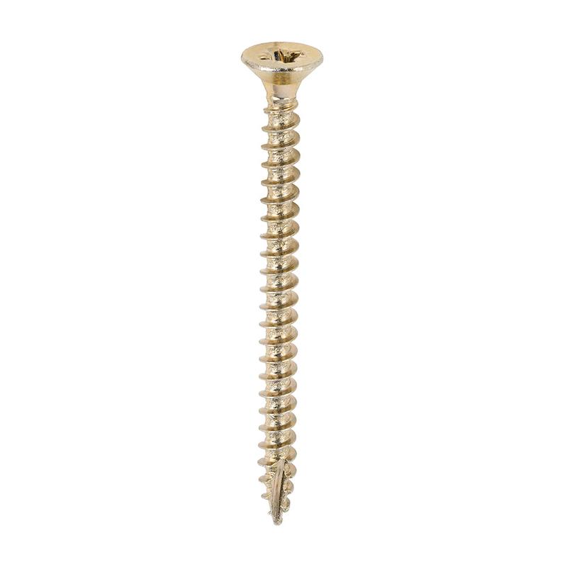 TIMCO Classic Multi-Purpose Screws - PZ - Double Countersunk - Yellow - 4.0 x 50 - 200 Pieces Box