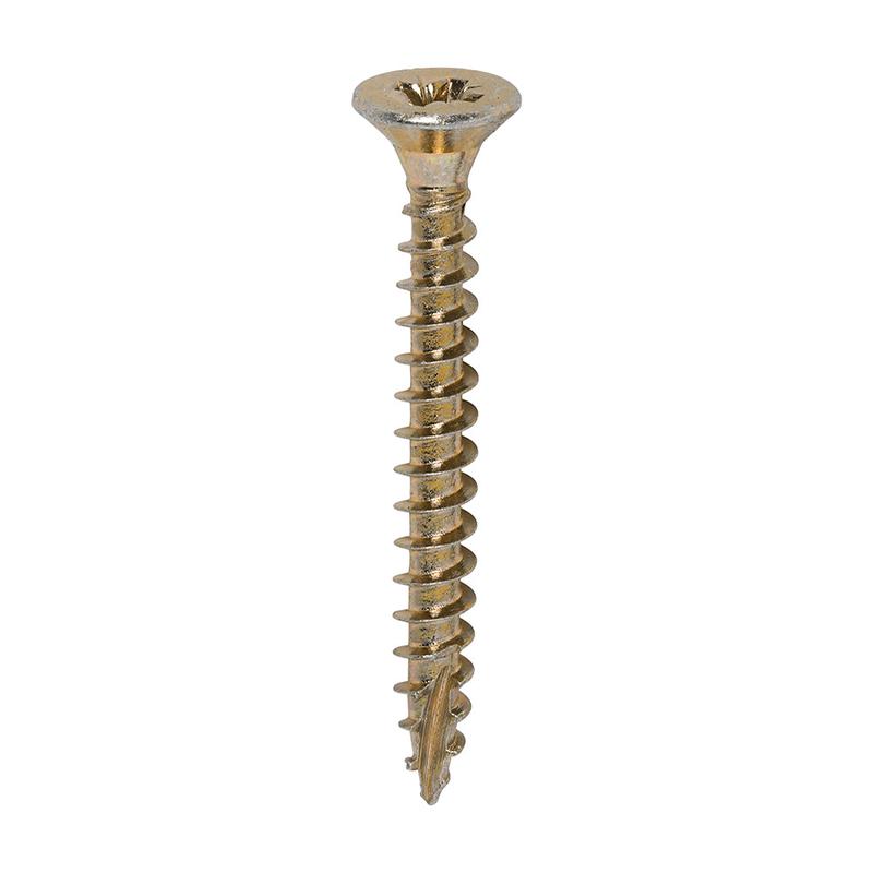 TIMCO Classic Multi-Purpose Screws - PZ - Double Countersunk - Yellow - 4.5 x 40 - 200 Pieces Box