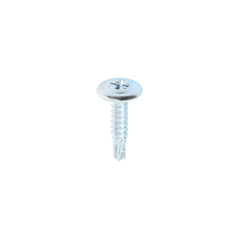 TIMCO Metal Construction Sheet & Framing Screws - PH - Wafer - Self-Drilling - Zinc - 4.2 x 19 - 1000 Pieces Box