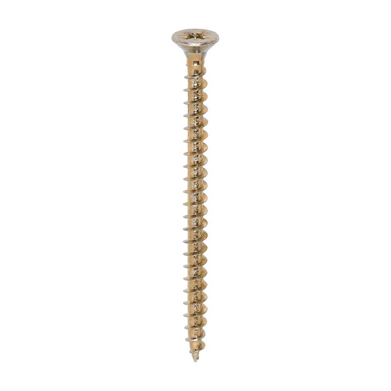 TIMCO Solo Chipboard & Woodscrews - PZ - Double Countersunk - Yellow - 5.0 x 70 - 200 Pieces Box