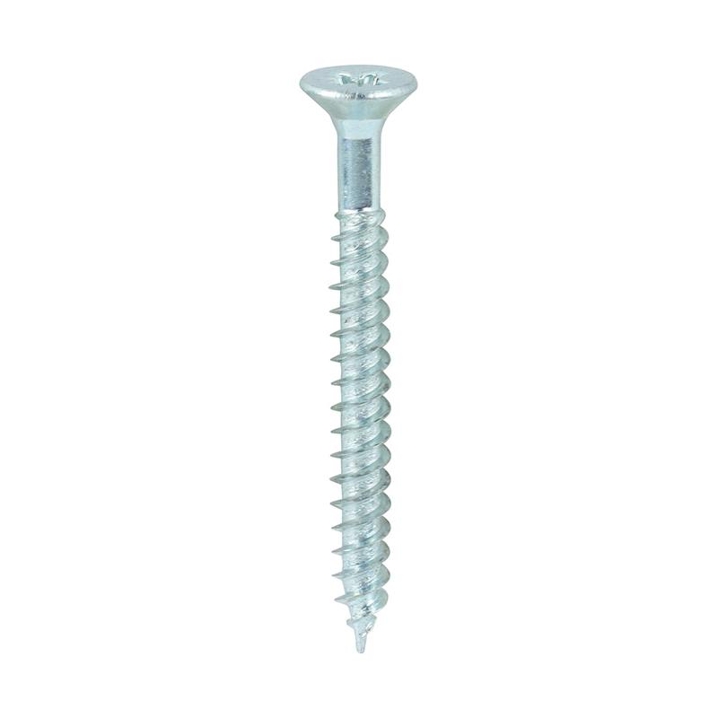 TIMCO Twin-Threaded Woodscrews - PZ - Double Countersunk - Zinc - 7 x 1 1/2 - 200 Pieces Box