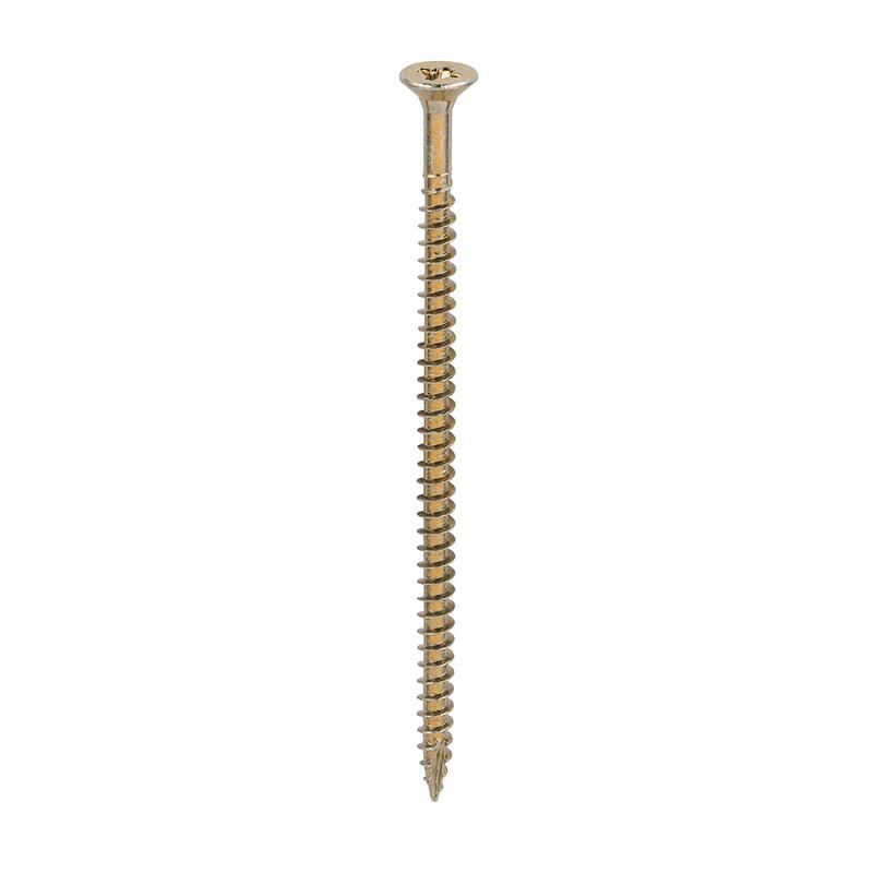 TIMCO Classic Multi-Purpose Screws - PZ - Double Countersunk - Yellow - 4.0 x 80 - 200 Pieces Box
