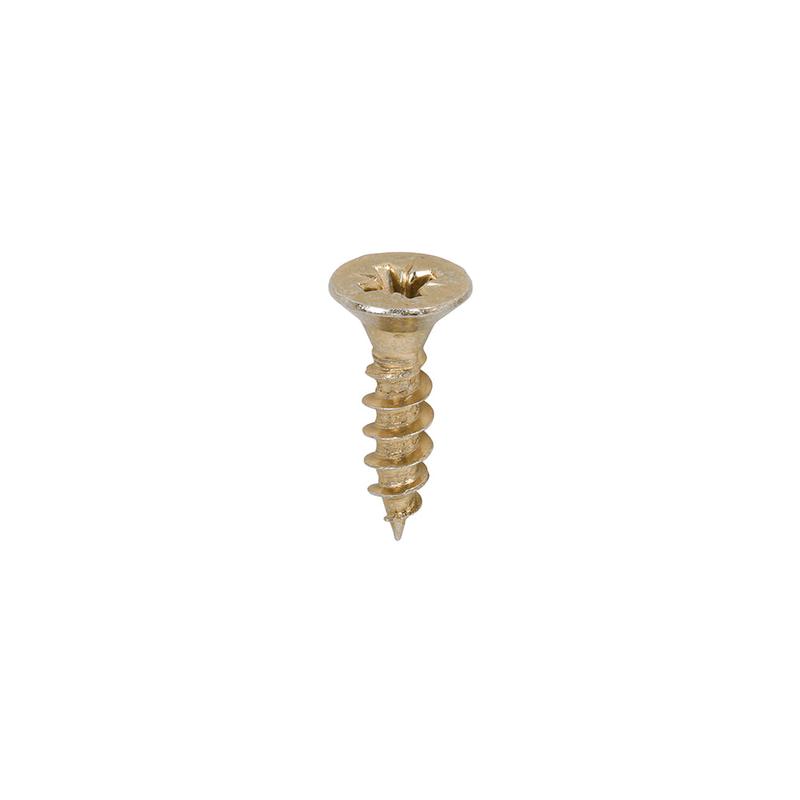 TIMCO Classic Multi-Purpose Screws - PZ - Double Countersunk - Yellow - 5.0 x 20 - 200 Pieces Box