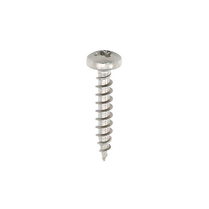 TIMCO Classic Multi-Purpose Screws - PZ - Pan Head - A2 Stainless Steel - 3.5 x 20 - 200 Pieces Box