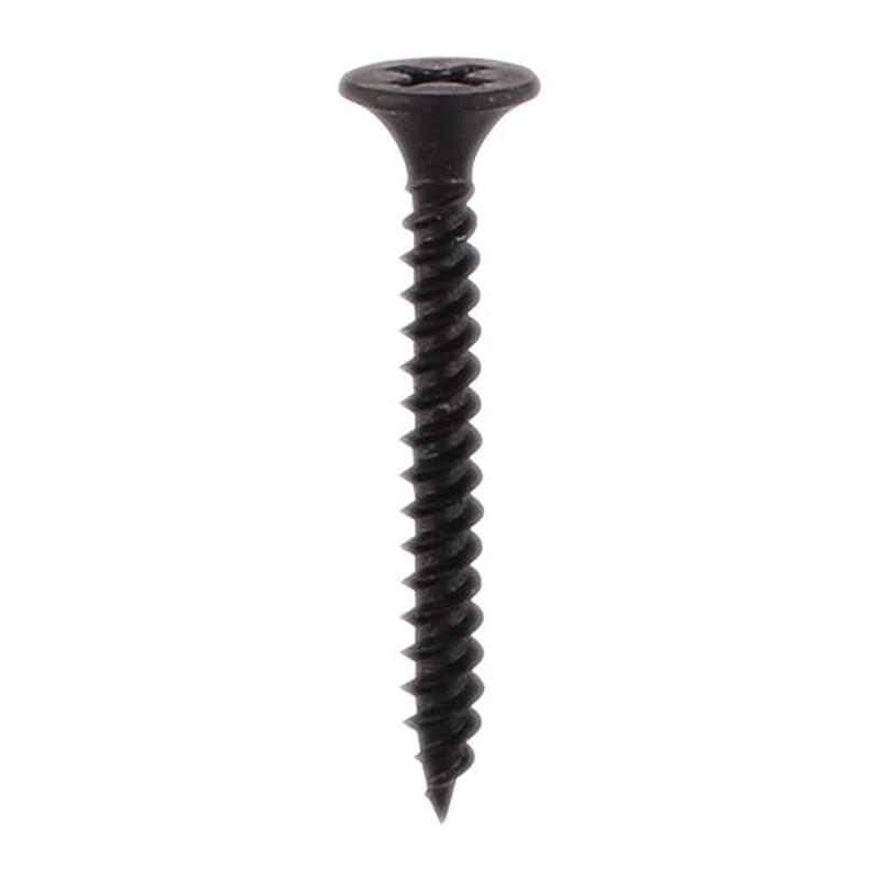 TIMCO Drywall Screws - Fine Thread - PH - Bugle - Black - 3.5 x 50 - 250 Pieces TIMbag
