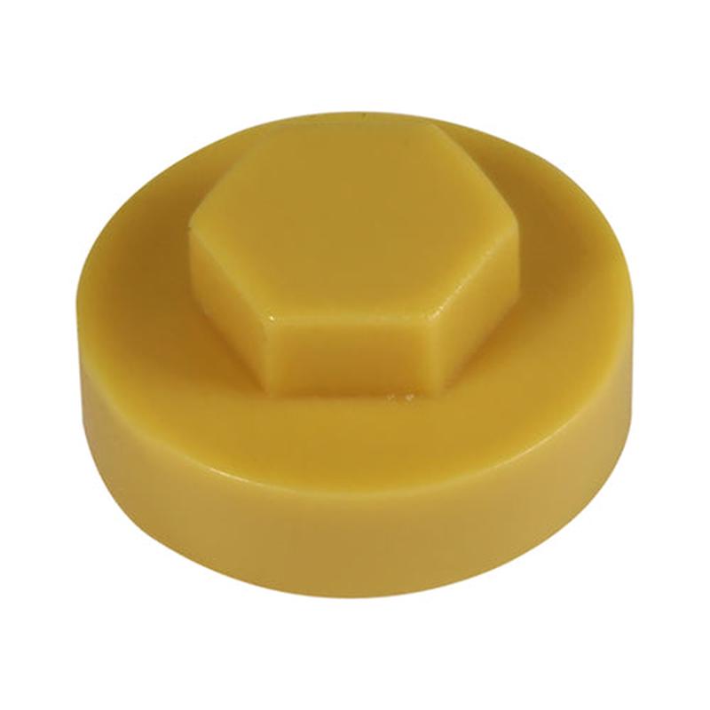 TIMCO Hex Head Cover Caps - Bamboo - 16mm - 1000 Pieces Bag