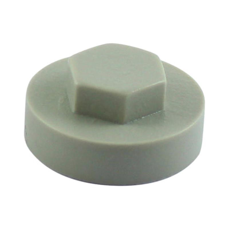 TIMCO Hex Head Cover Caps - Goosewing Grey - 16mm - 1000 Pieces Bag