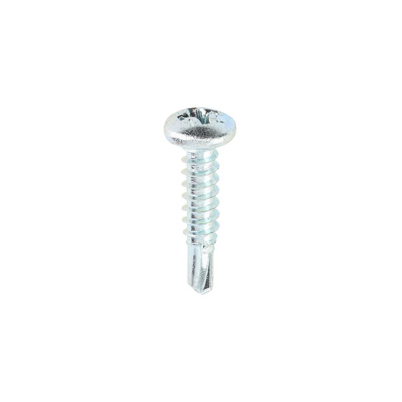 TIMCO Metal Construction Sheet & Stud Screws - PH - Pan - Self-Drilling - Zinc - 8 x 3/4 - 1000 Pieces Box