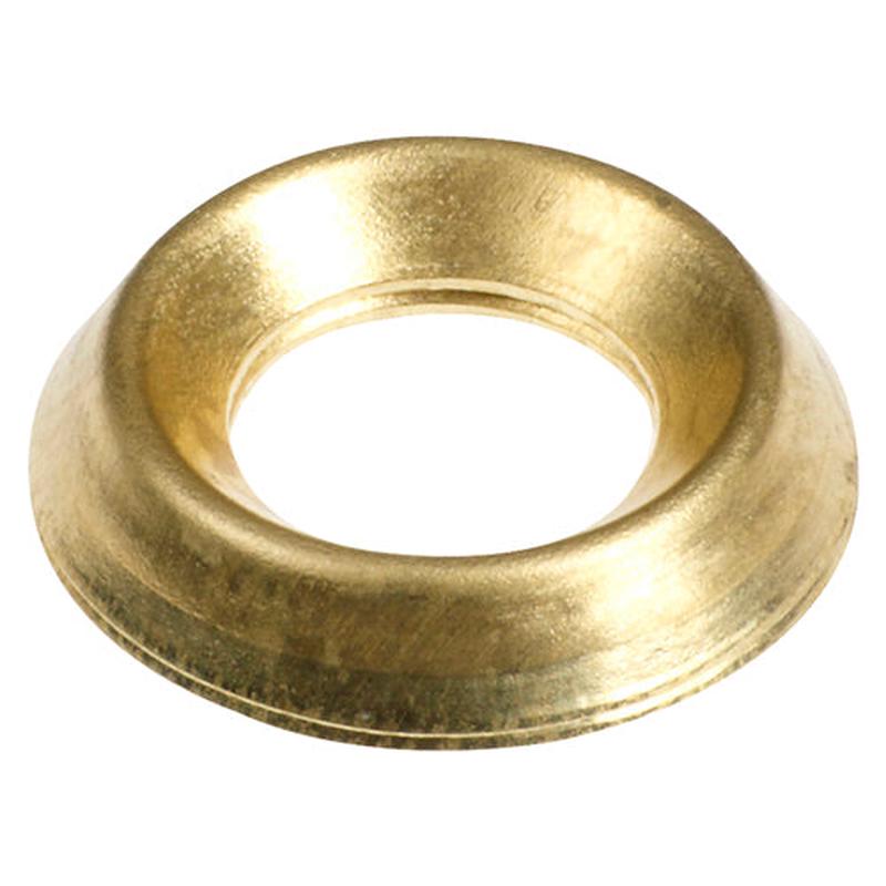 TIMCO Screw Cups - Electro Brass - To fit 6 Gauge Screws - 60 Pieces TIMpac