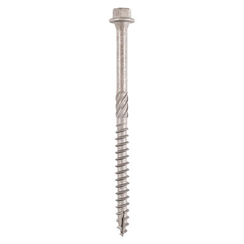 TIMCO Timber Frame Construction & Landscaping Screws - Hex - A4 Stainless Steel - 6.7 x 300 - 25 Pieces Tube
