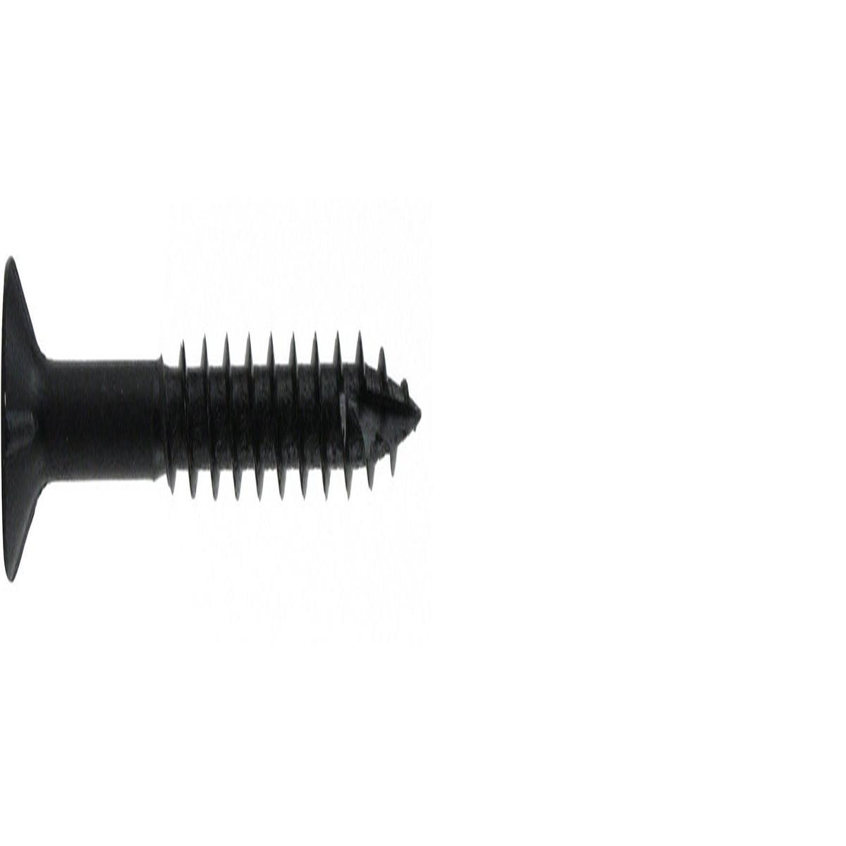 Tool Nut #8 x 1-3/4" Combo Drive Black Oxide Cabinet / Furniture Screws, 100-Pack