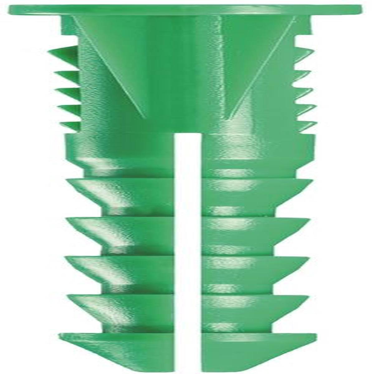 Anchr Plstc Grn W-scrw No12-14