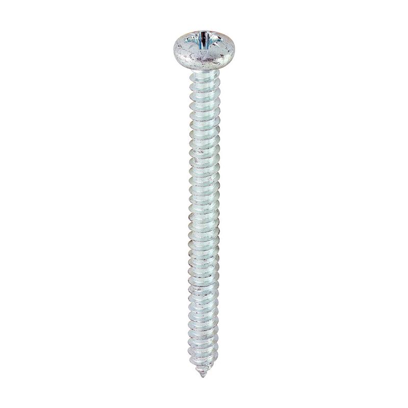 TIMCO Self-Tapping Screws - PZ - Pan - Zinc - 8 x 2 - 200 Pieces Box
