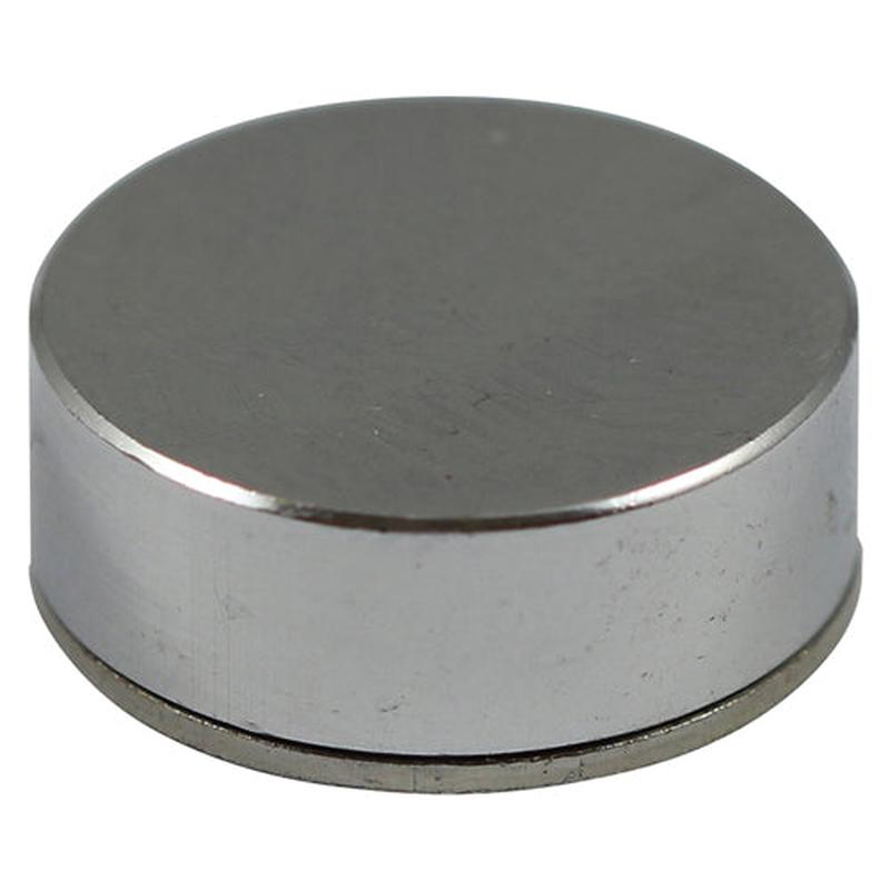 TIMCO Threaded Screw Caps - Solid Brass - Polished Chrome - 14mm - 4 Pieces TIMpac