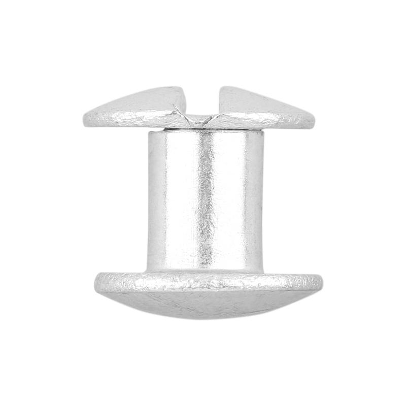 1/4" Nickel, Chicago Screw, Solid Brass PK10