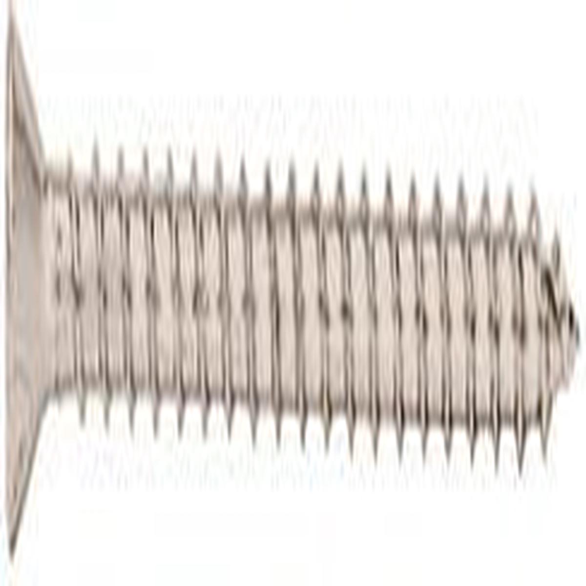 10 x 2" Wall Mounting Flat Head Phillips Sheet Metal Screws - Satin Nickel
