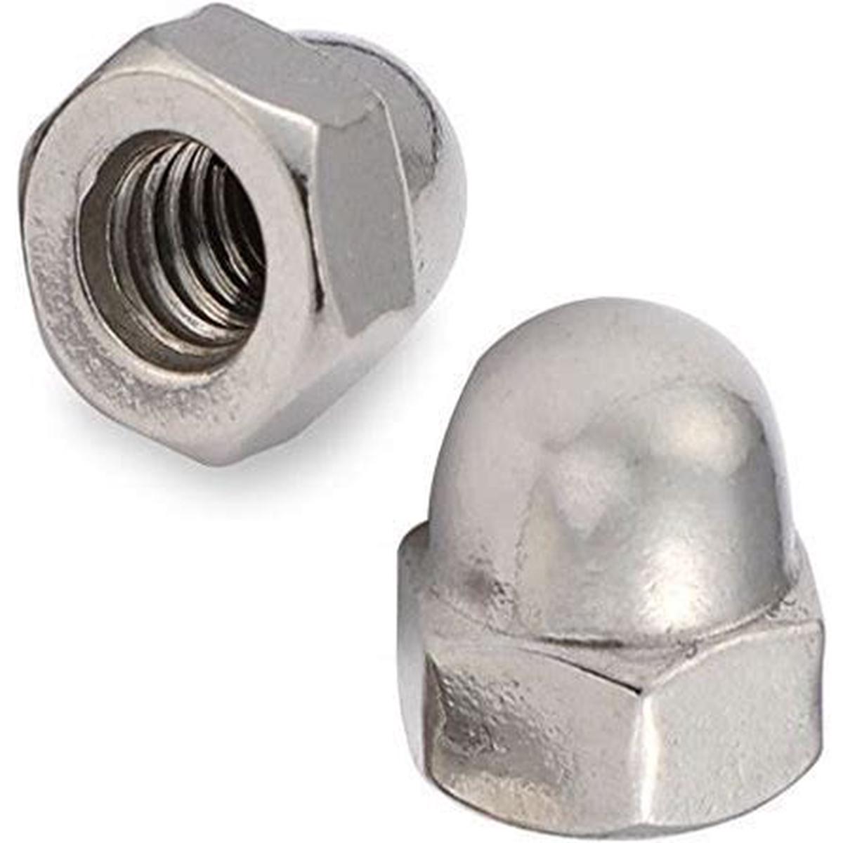 7/16-14    CAP NUT 18-8   Stainless 18-8