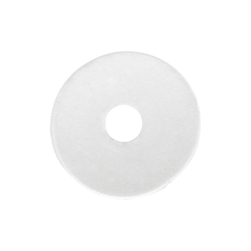 9/16" Clear, Washer, Plastic - 12 pk