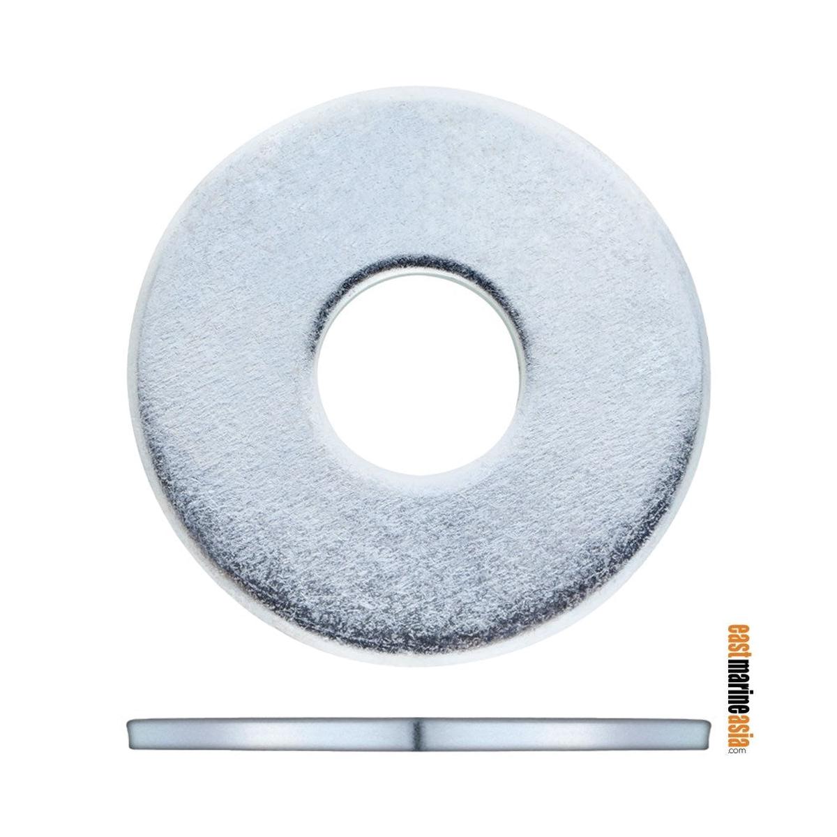 Stainless Steel 316 Fender Washer (DIN 9021) - M3 (3.2 mm x 9 mm) | Pack of 10 | Pack (112064)