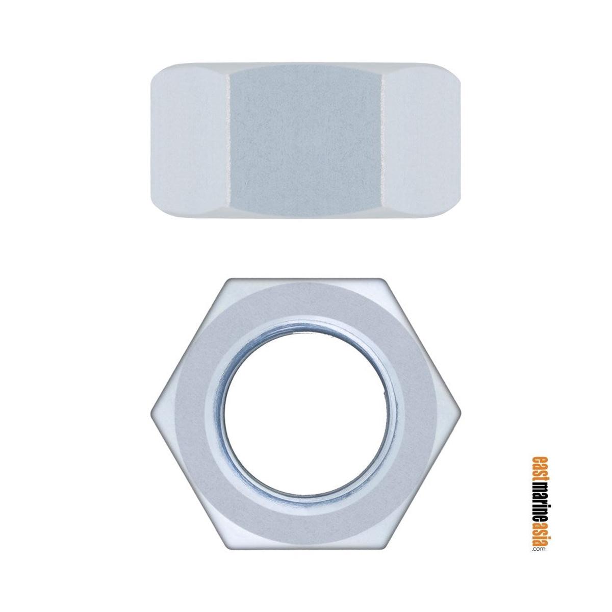 Stainless Steel 316 Hex Nut (DIN 934) - M16 | Pack of 2 | Pack (111744)