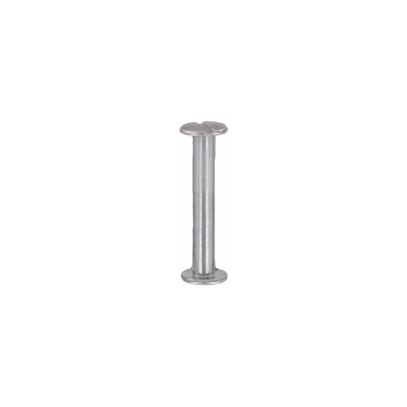 1 1/4" Nickel, Screw Post, Aluminum-PK10
