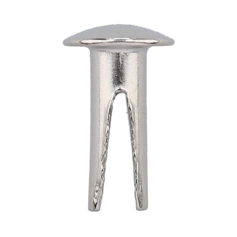 5/16" Nickel, 5/16" Split Rivet, Steel, 24-pack