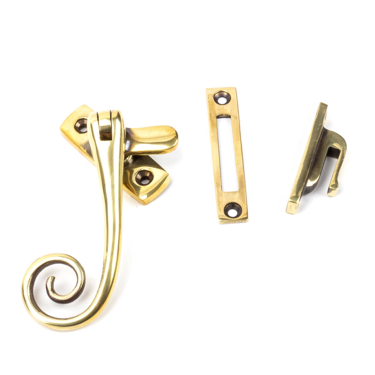 Aged Brass Monkeytail Fastener | From The Anvil