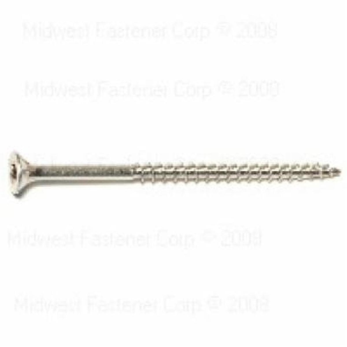 SaberDrive 50237 Deck Screw, #10 Thread, 3 in L, Stainless Steel, 299 PK