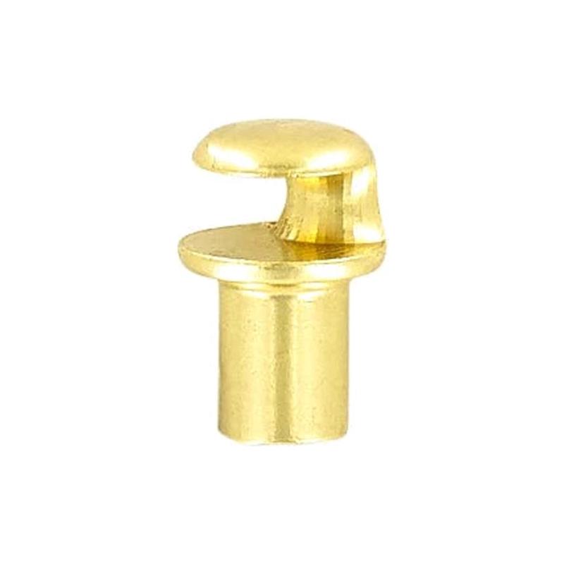1/2" Brass, Boot Lace Eyelet Hook, Solid Brass
