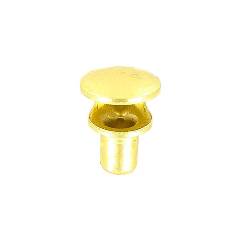 3/8" Brass, Boot Lace Eyelet Hook, Steel, #A-295-BP