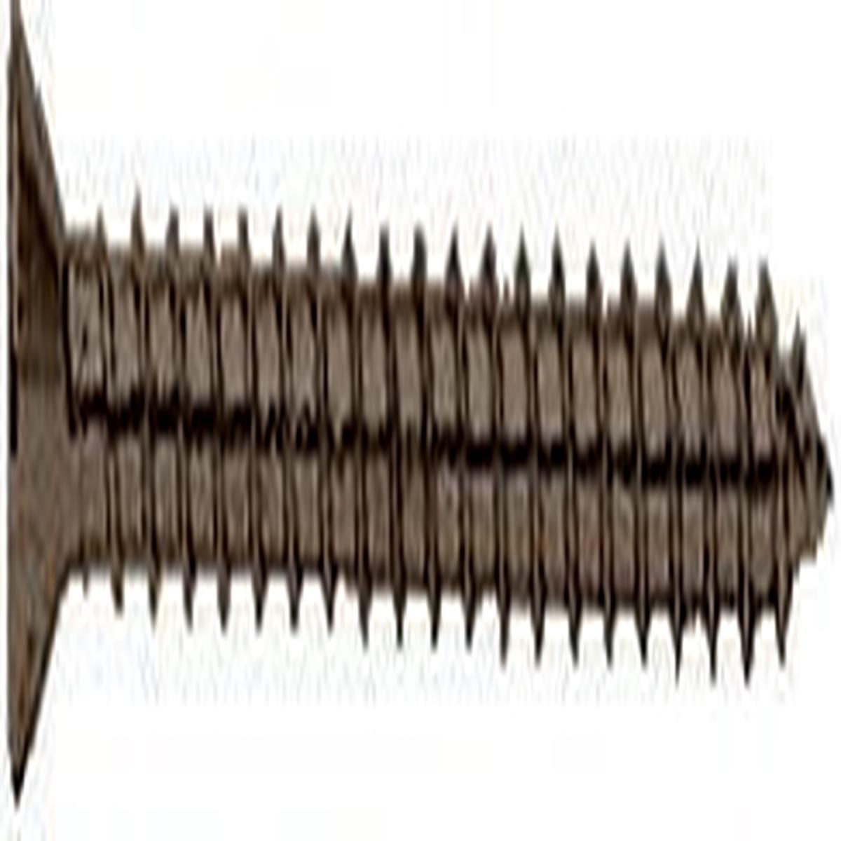 10 x 2" Wall Mounting Flat Head Phillips Sheet Metal Screws - Brushed Bronze