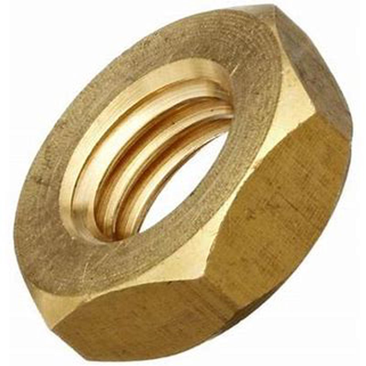 5/8-11   HEAVY HEX JAM NUT BRASS