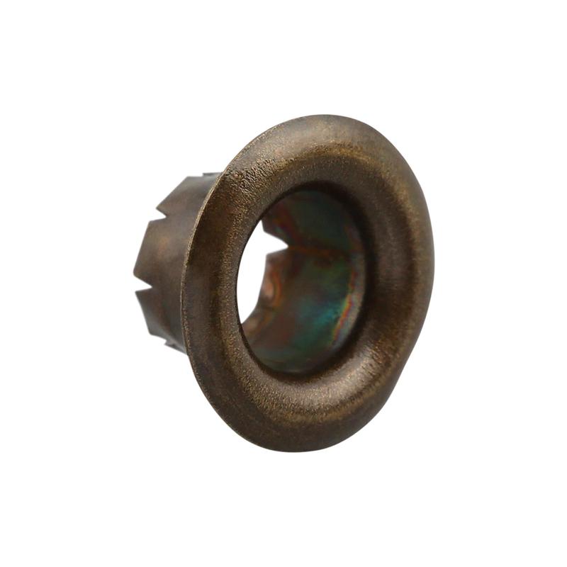 6.7mm Antique Brass, Eyelet, Steel - 24 pk