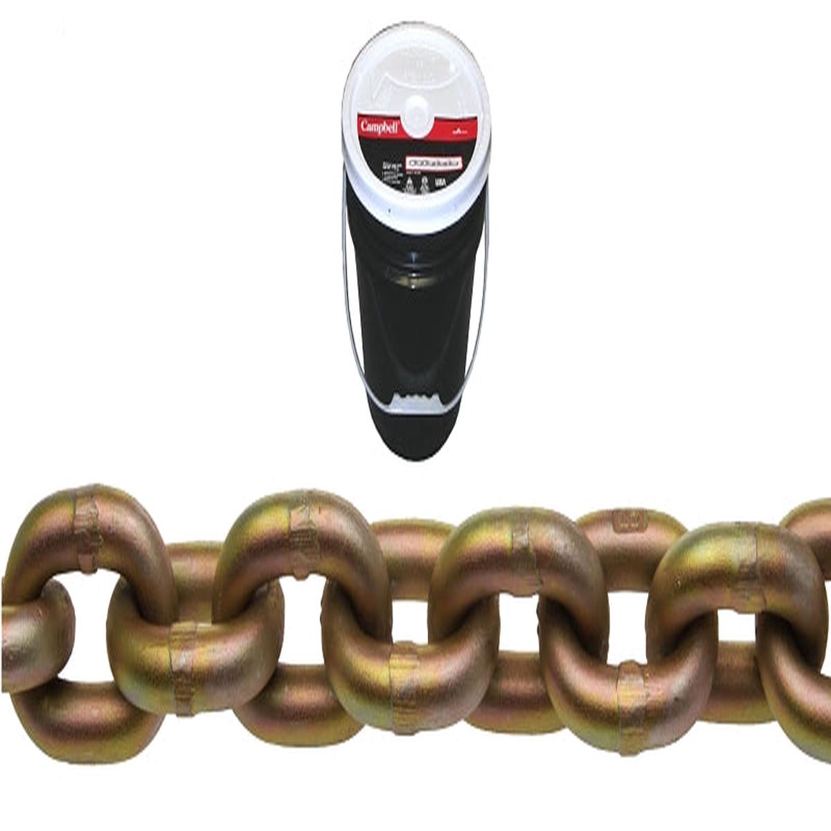 Baron TP70516P Transport Chain, 5/16 in, 92 ft L, 4700 lb Working Load, 70 Grade